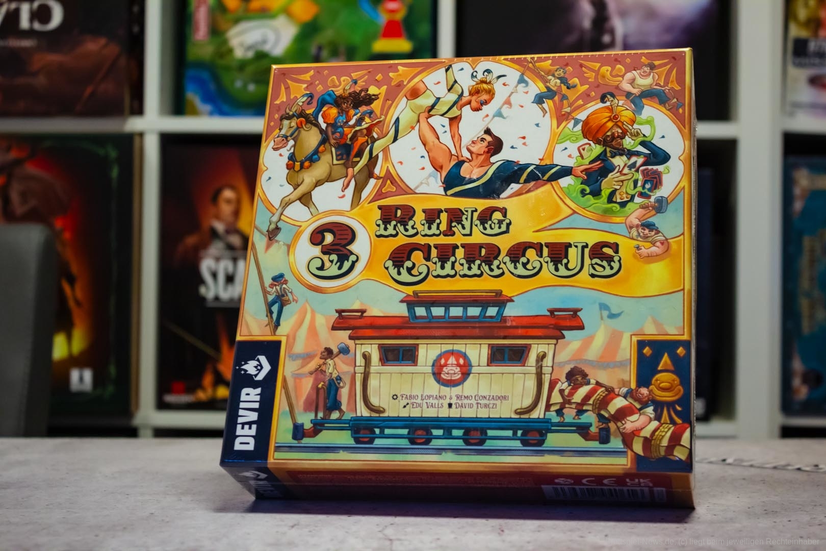 Neues Spiel mit Zirkus-Setting bei Devir erschienen