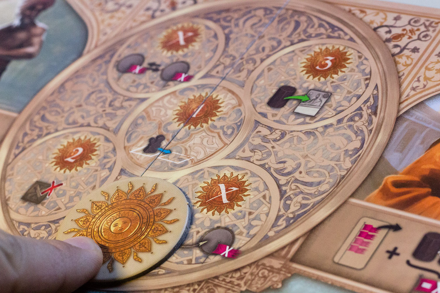 Test: Agra – Eine Reise nach Indien im Jahr 1572, Brettspiel