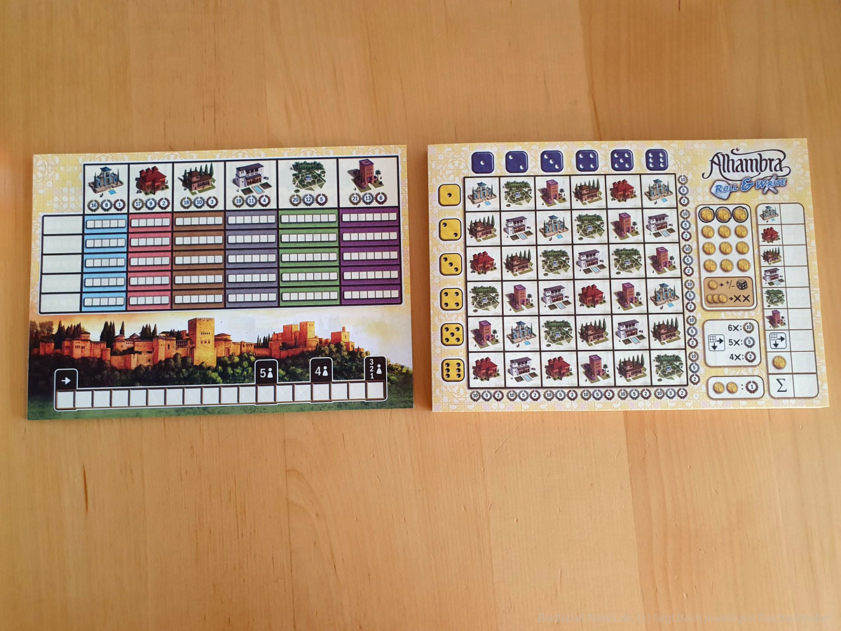 alhambra roll and write 101