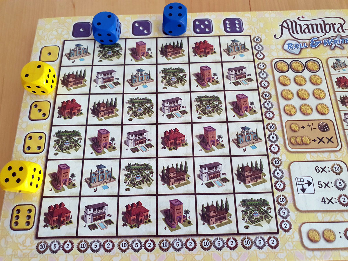 alhambra roll and write 109