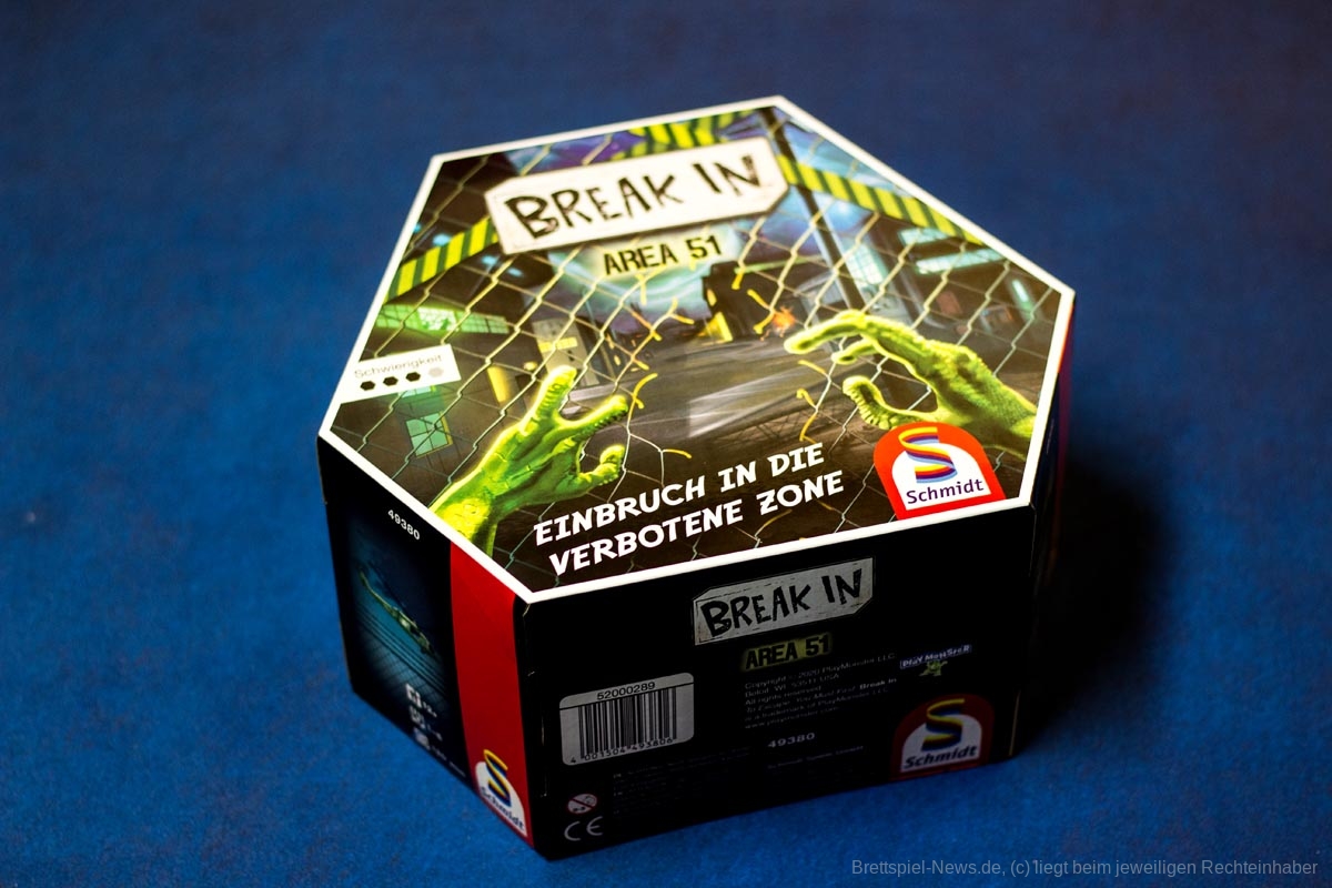 BREAK IN – AREA 51 // Bilder des Spielmaterials