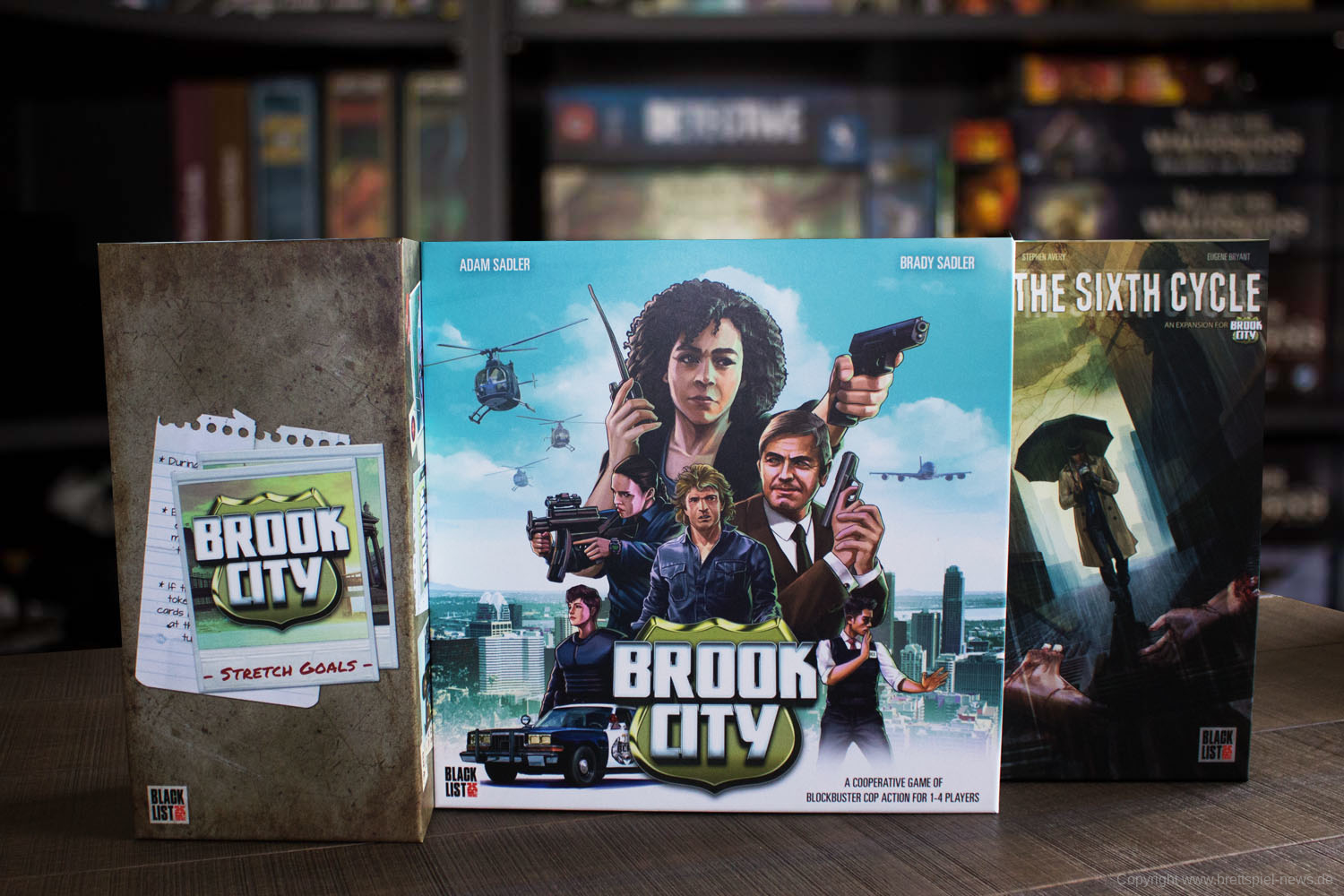 BROOK CITY // Erste Bilder vom Spielmaterial