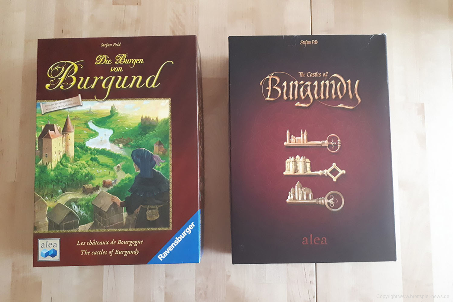 DIE BURGEN VON BURGUND // Direkter Vergleich der Auflagen
