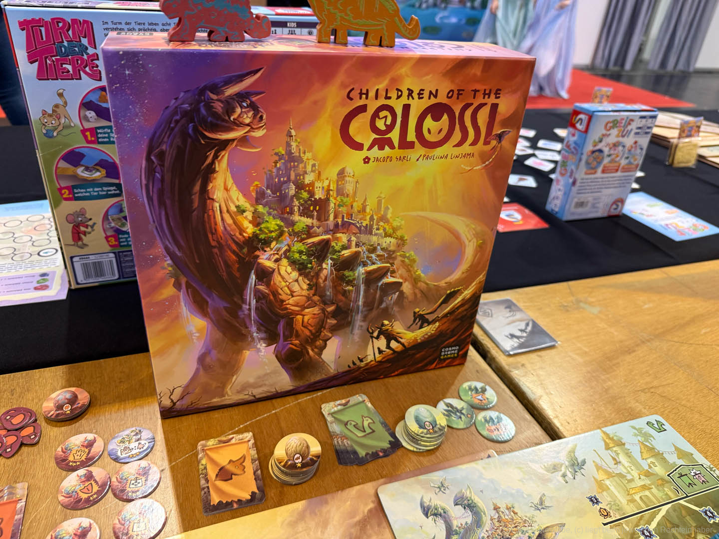 Children of the Colossi: Postapokalyptisches Area-Control-Brettspiel für 2–4 Personen ab 14 Jahren