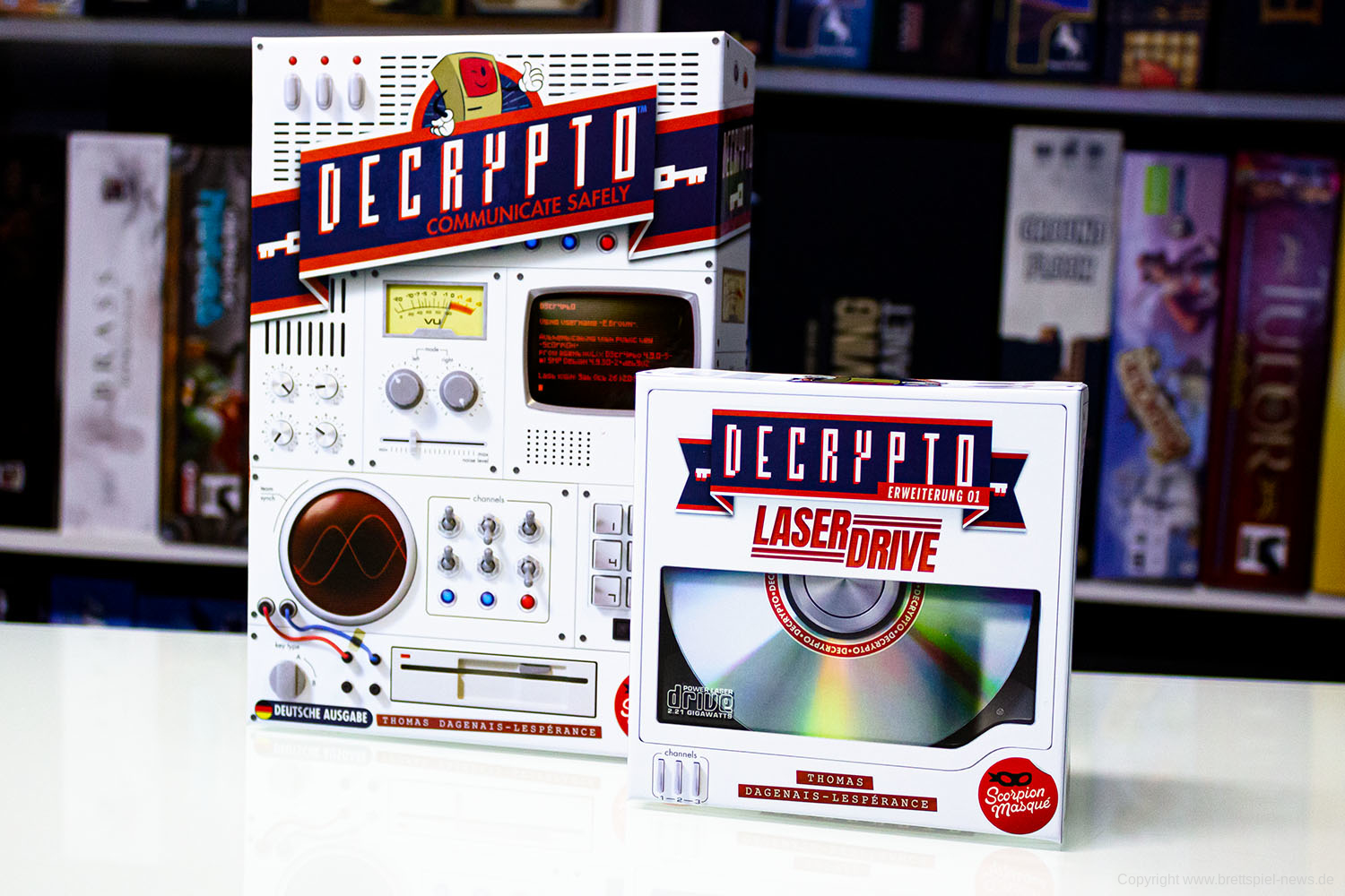 DECRYPTO // Bilder vom Spiel + Erweiterung Laserdrive