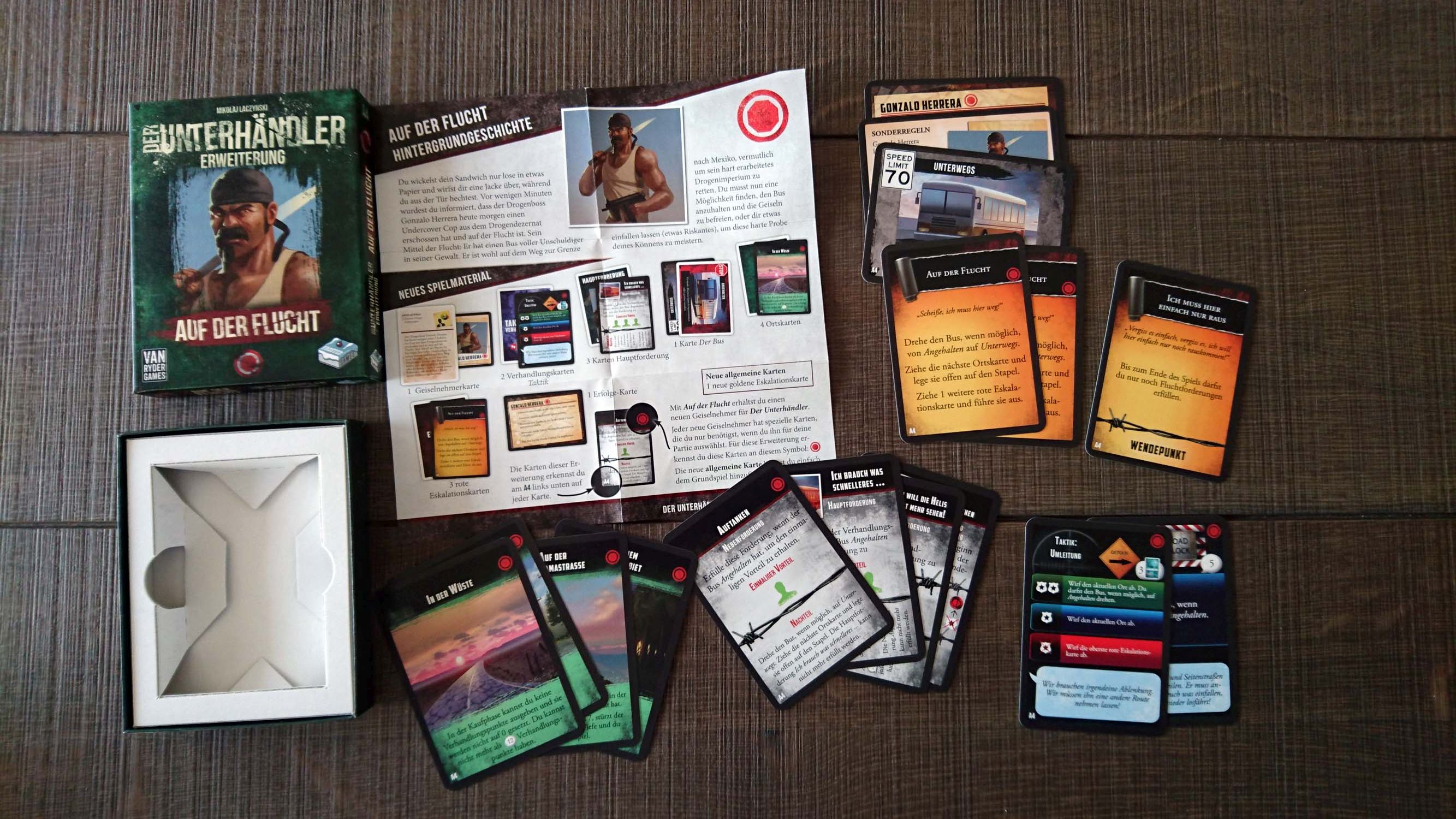 Der Unterhändler // Das sind die Erweiterungspakete