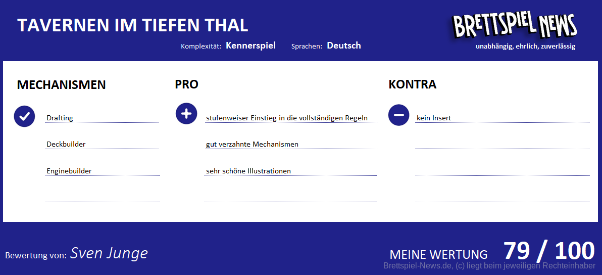 tavernen zweite meinung