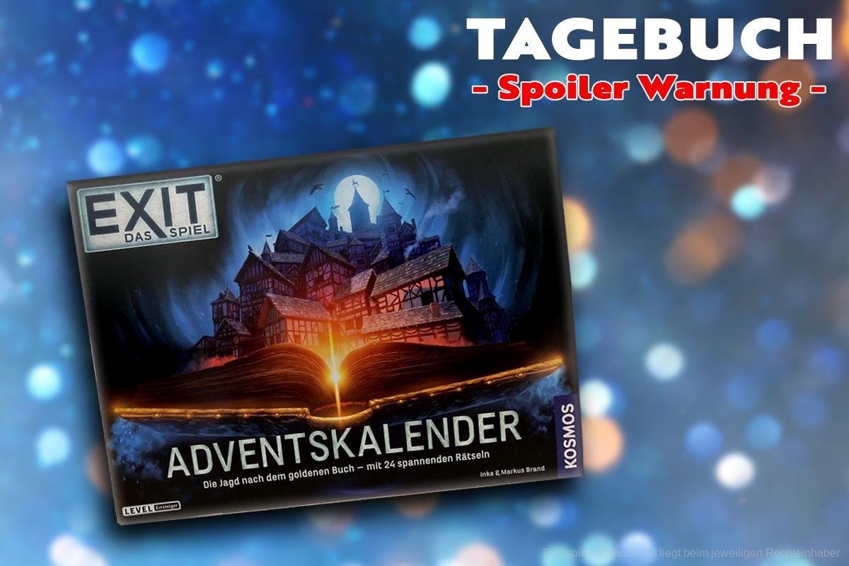 Exit-Adventskalender | Tagebuch 2021 - Die Jagd nach dem goldenen Buch (KOSMOS) bis Tag 17