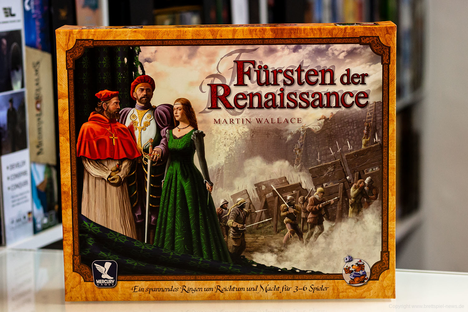 FÜRSTEN DER RENAISSANCE // Bilder vom Martin Wallace Klassiker