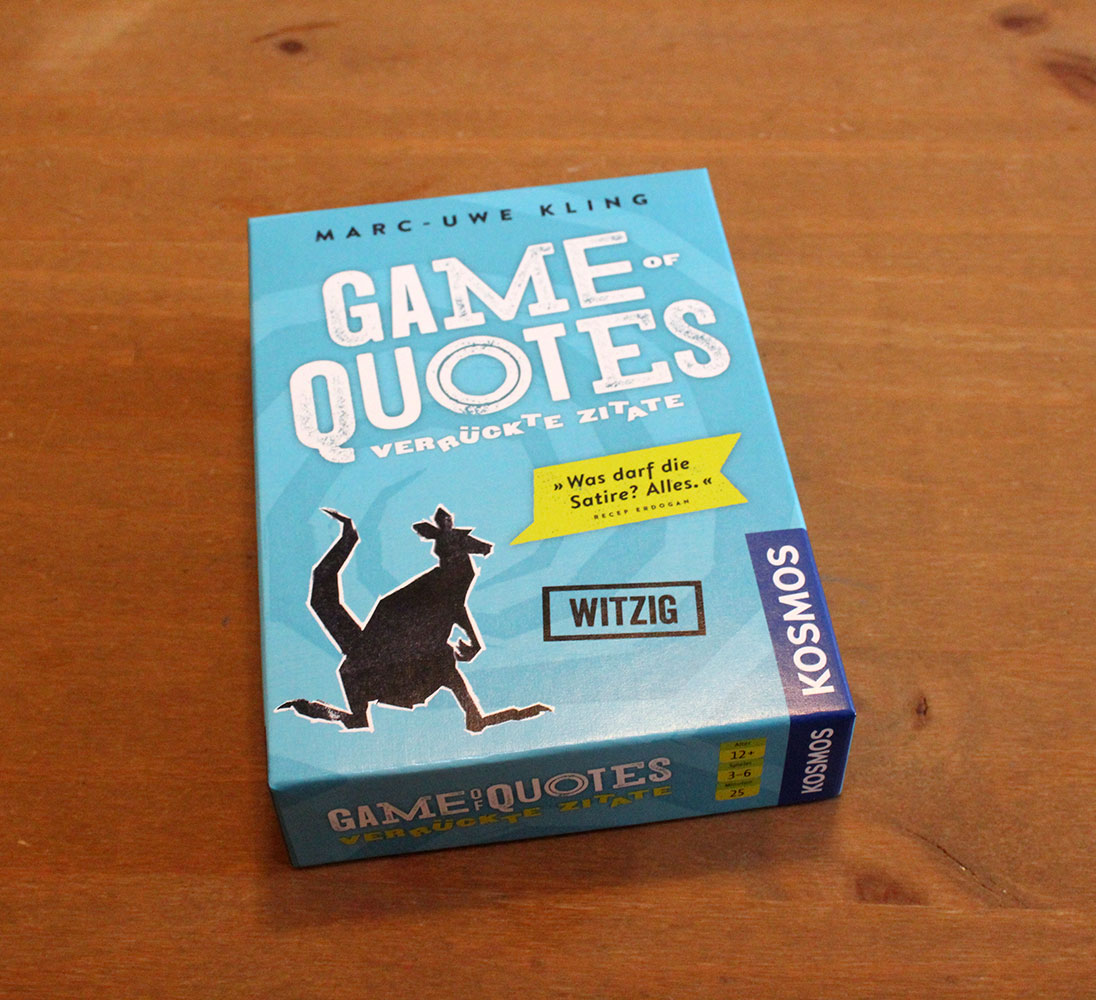 Test: Game Of Quotes von Marc-Uwe Kling