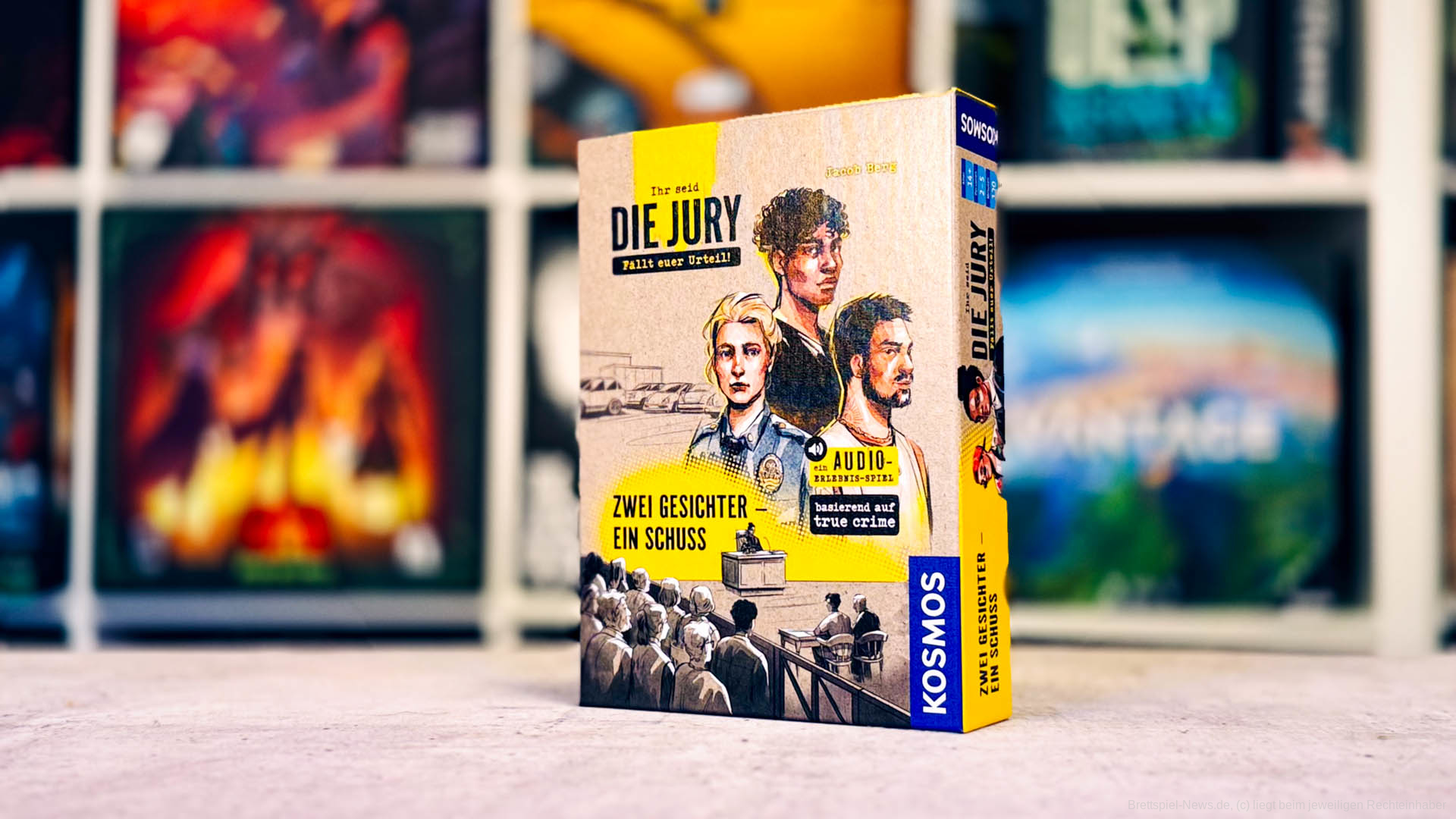 Neues True-Crime Spiel von Kosmos: Ihr seid die Jury