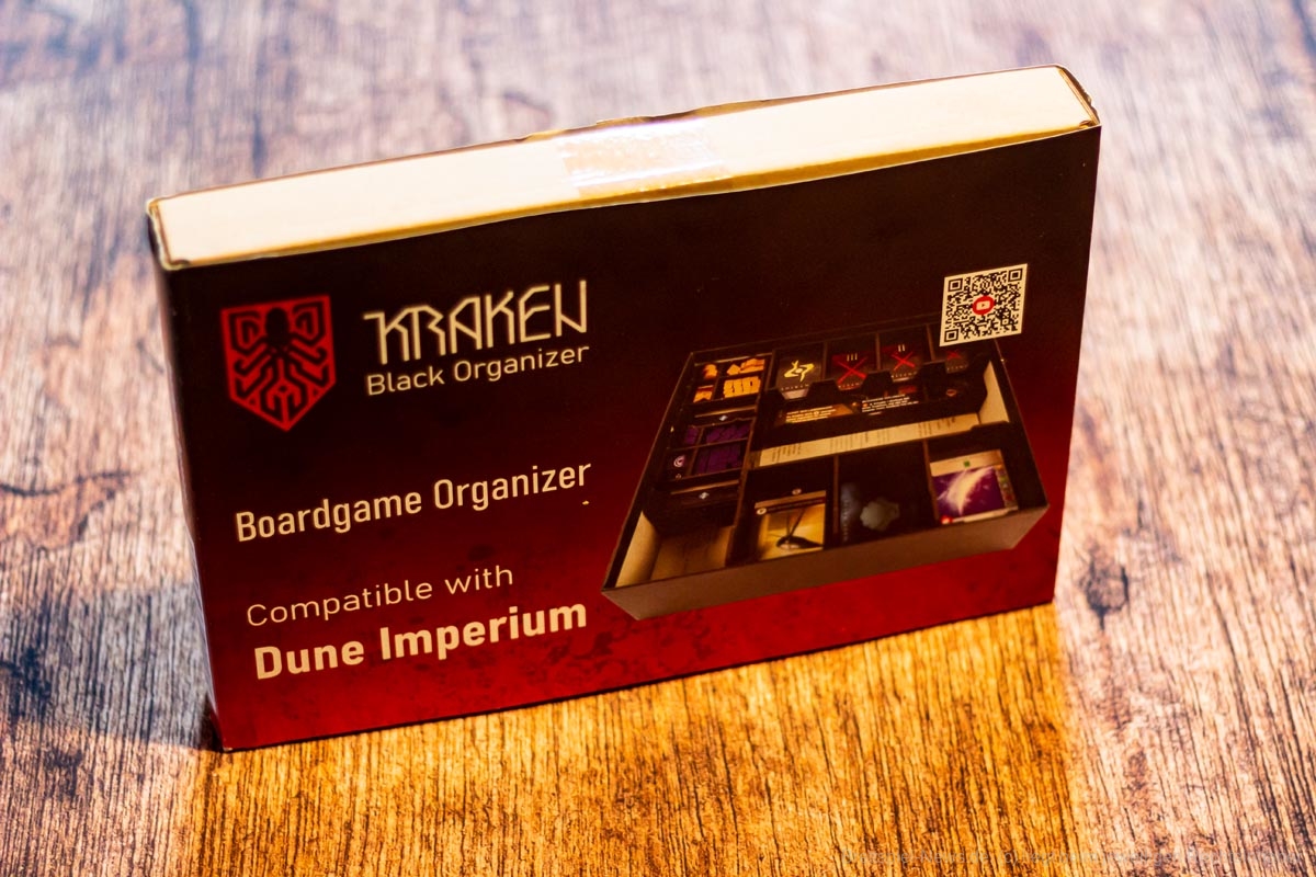 Inlay | Kraken Black Organizer aufgebaut