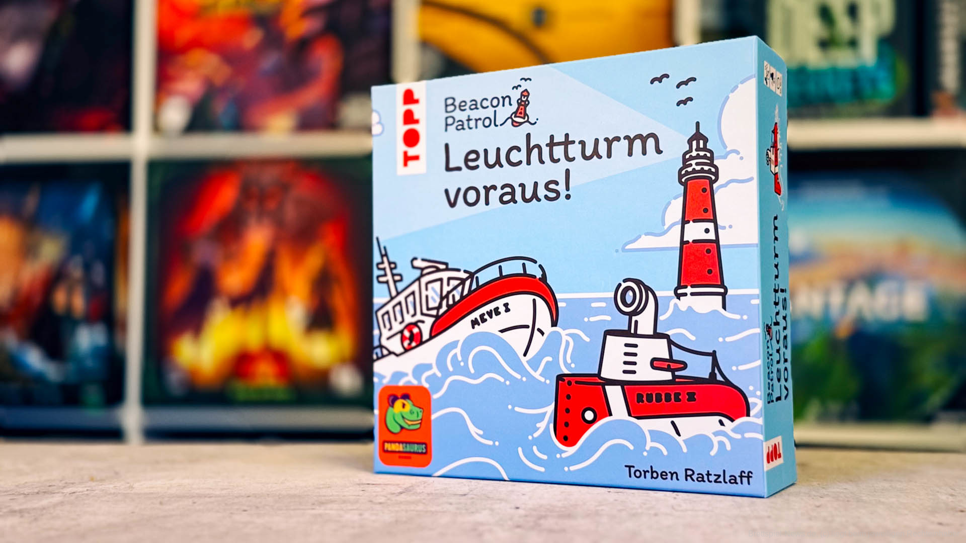 Topp Familienspiel mit Leuchttürmen ist inkl Erweiterung erschienen