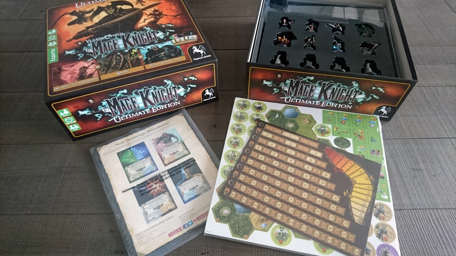 Mage Knight - Ultimate Edition // Erste Bilder vom Spielmaterial