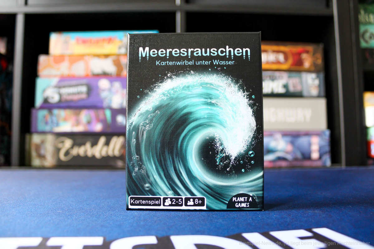 Test | Meeresrauschen – Kartenwirbel unter Wasser