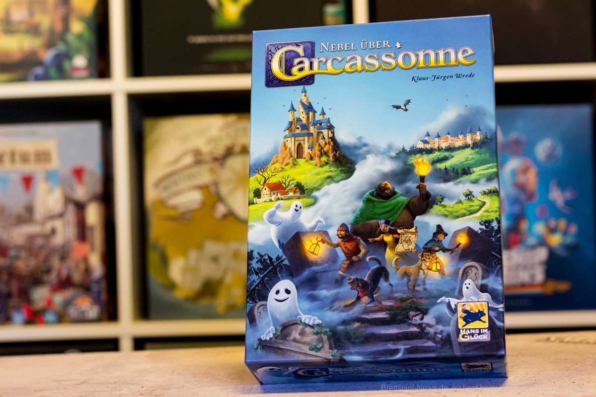 Nebel über Carcassonne von Klaus-Jürgen Wrede