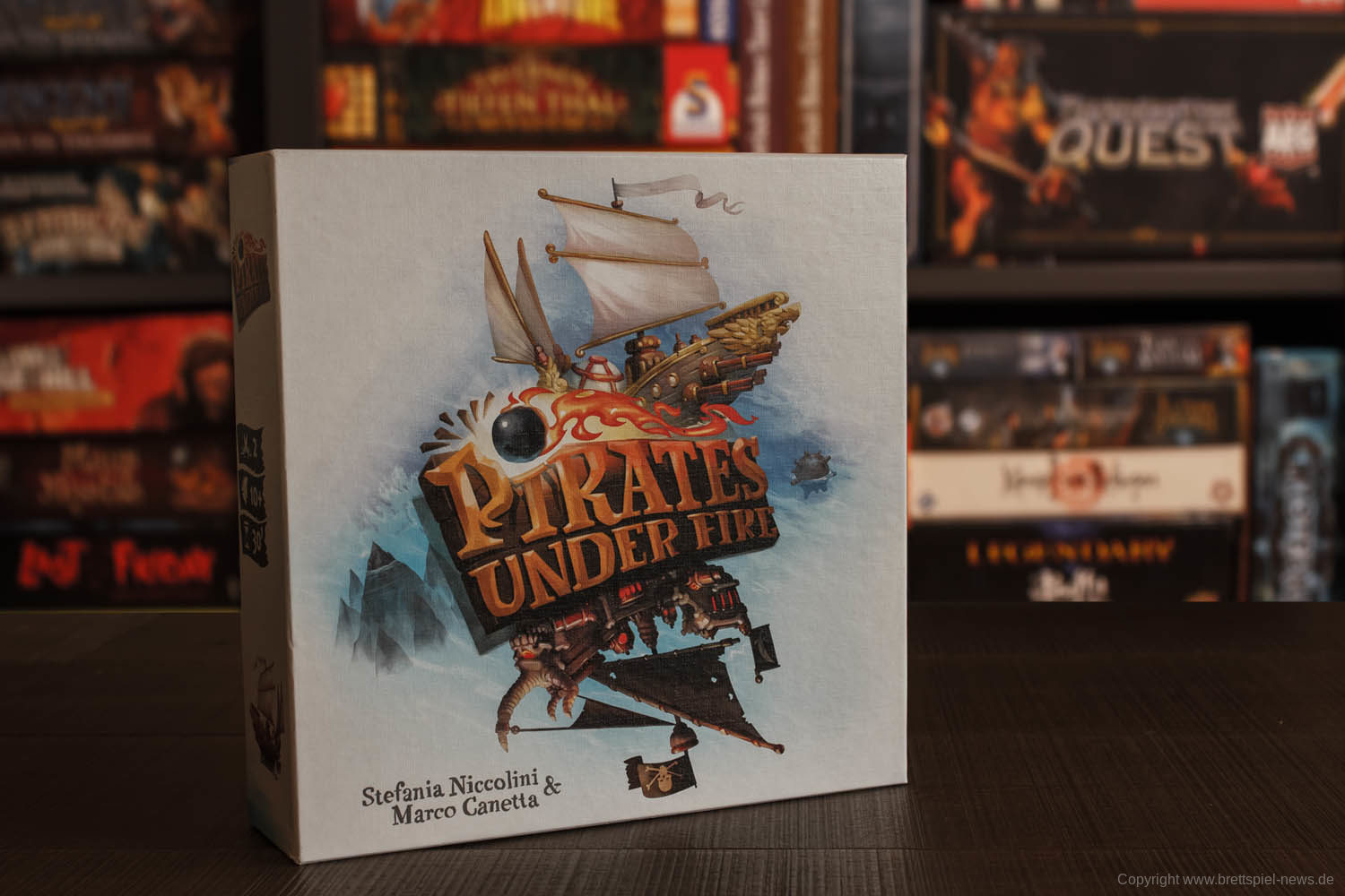 PIRATES UNDER FIRE // Bilder vom Spielmaterial