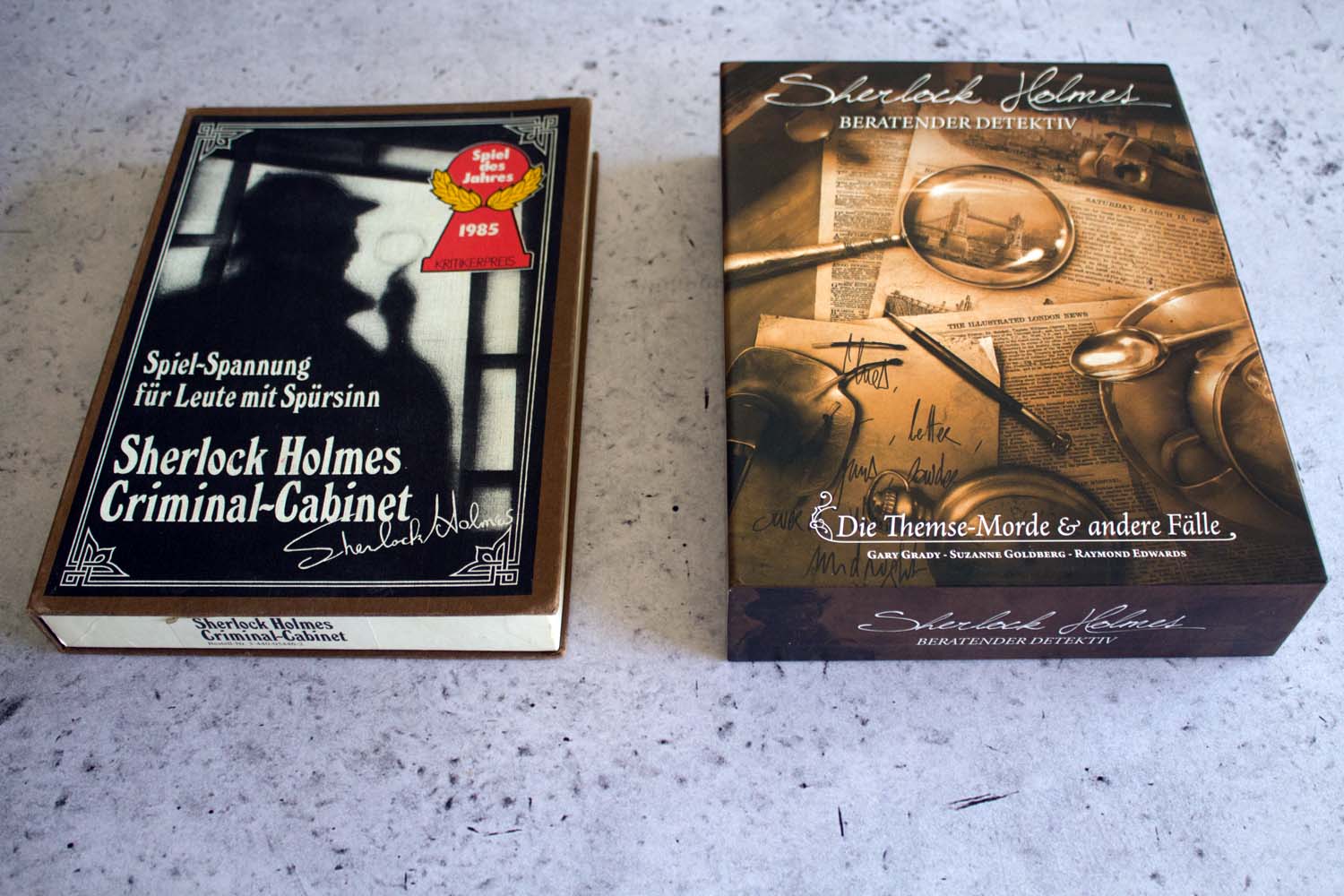 VERGLEICH // SHERLOCK HOLMES CRIMINAL-CABINET vs. SHERLOCK HOLMES BERATENDER DETEKTIV