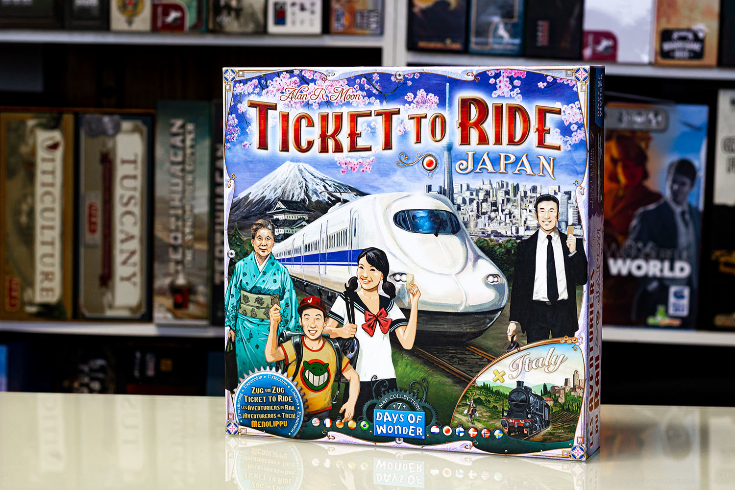 TICKET TO RIDE // Bilder der Japan/Italien-Erweiterung