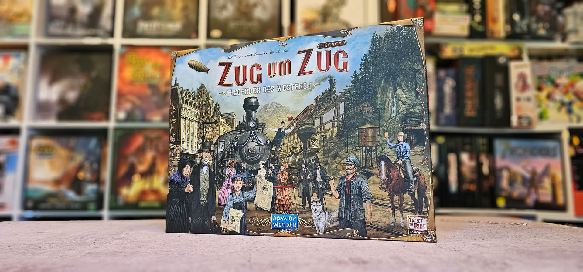 Zug um Zug Legacy: Legenden des Westen im Handel gut verfügbar