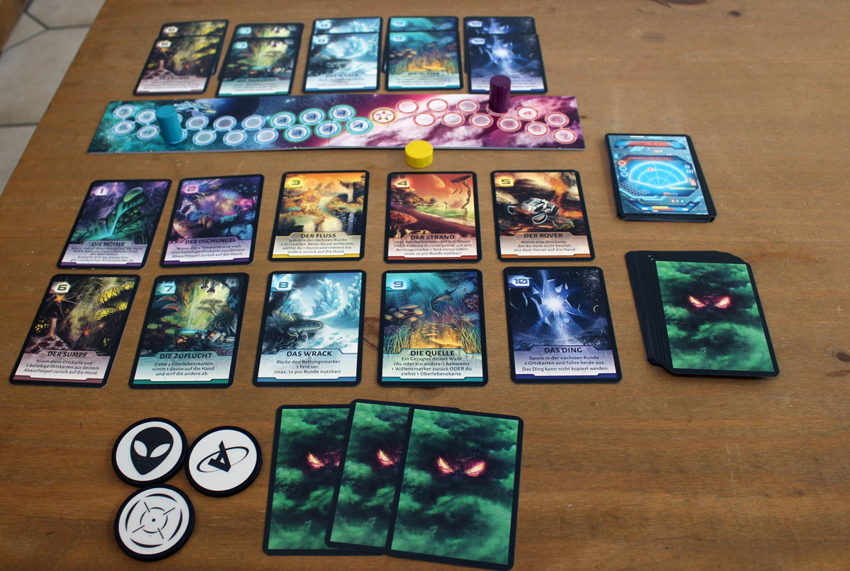 Test: Not Alone , Kartenspiel, Rezension, Angespielt, Spiel