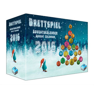 Der Brettspiel-Adventskalender kommt auch 2016, Frosted Games, 2016, Spiel, Advent