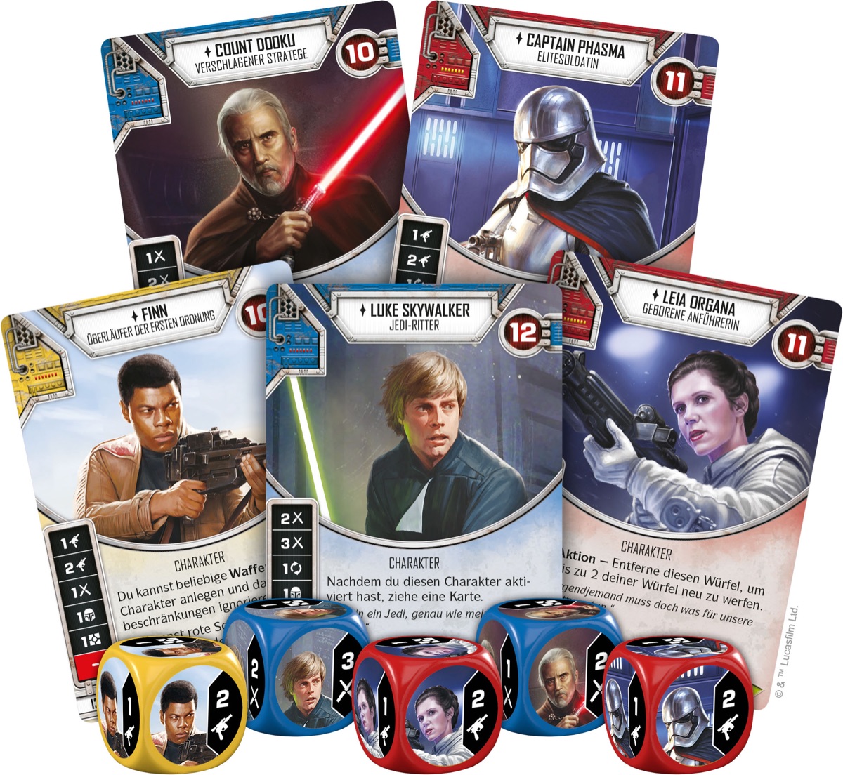 Star Wars Destiny vom Heidelberger Spieleverlag angekündigt