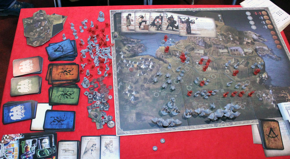 The Exiled: Siege auf der Spiel 2016 Brettspiel