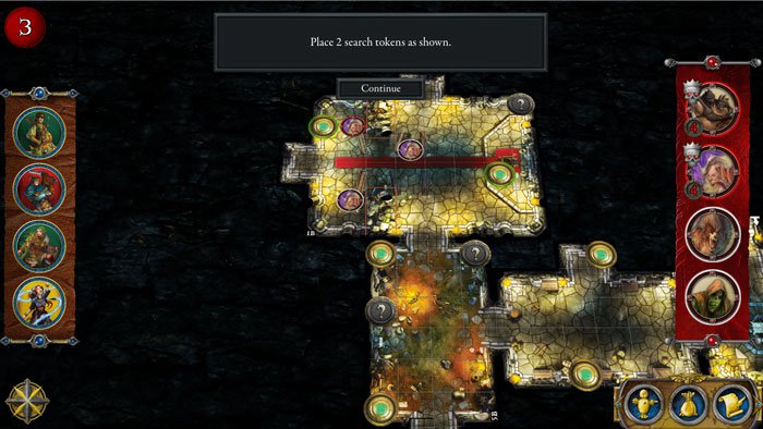 Descent: Become a Legend neue APP für Fans, Brettspiel, dungeoncrawler, Spiel, kooperativ
