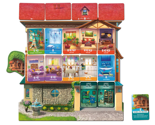 Domek Brettspiel, Spiel, Haus, Rebel