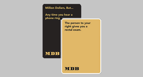 Million Dollars, But… The Game, Kickstarter, Spiel, Kartenspiel