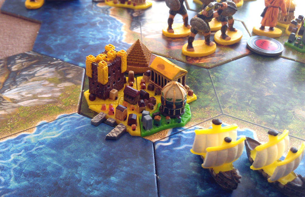 Clash of Cultures und Erweiterung Civilizations angespielt, Brettspiel, 4X
