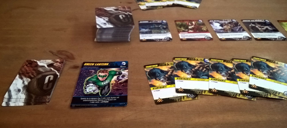 DC Superhelden - Deckbuilding vom Kosmos Verlag, Rezension, Test, Angespielt