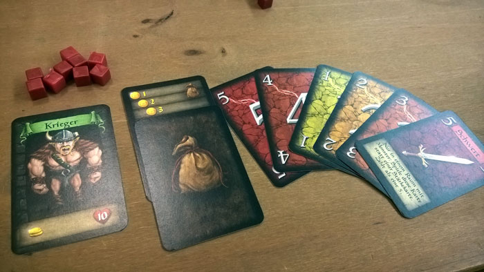 Dungeon Raiders – Das Spiel von Phil Walker-Harding, Kartenspiel, Stichspiel, homoludicus,Spiel, Rezension, Test