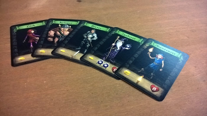 Dungeon Raiders – Das Spiel von Phil Walker-Harding, Kartenspiel, Stichspiel, homoludicus,Spiel, Rezension, Test