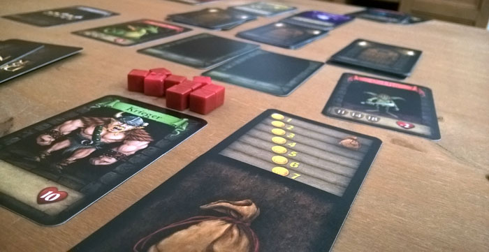 Dungeon Raiders – Das Spiel von Phil Walker-Harding, Kartenspiel, Stichspiel, homoludicus,Spiel, Rezension, Test