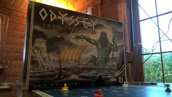 Rezension, Spiel, Test, Brettspiel, Odyssey – Zorn des Poseidon