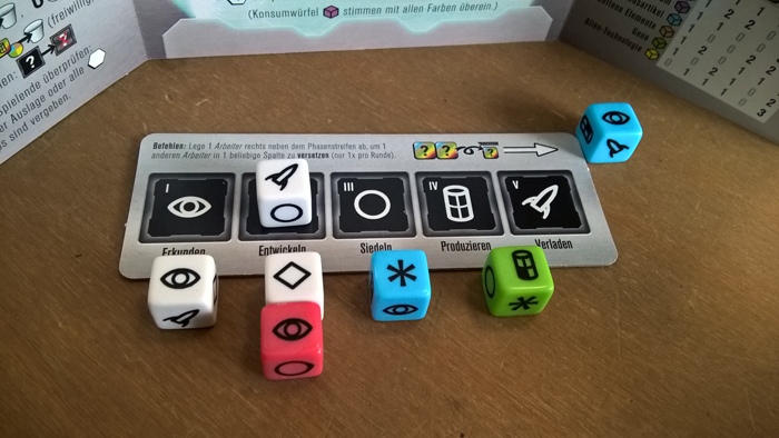 Test: Roll for the Galaxy, Spiel, Brettspiel, Rezension, Pegasus