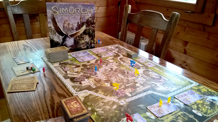 Simurgh – Das Erbe der Drachenlords angespielt, Heidelberger Spieleverlag, Workerplacement, Brettspiel, Spiel