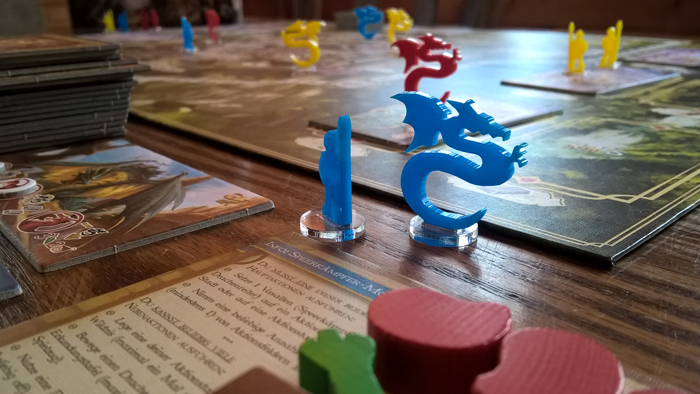Simurgh – Das Erbe der Drachenlords angespielt, Heidelberger Spieleverlag, Workerplacement, Brettspiel, Spiel