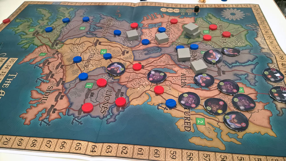 The Arrival von Martin Wallace, Test, Rezension, Spiel, Brettspiel