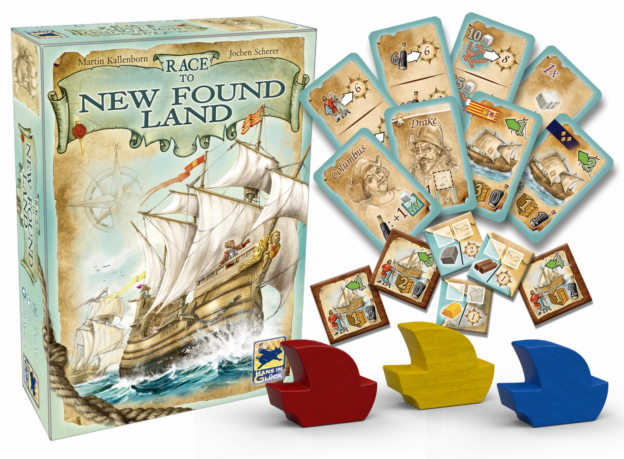 Race to the New Found Land Neuheit von Hans im Glück