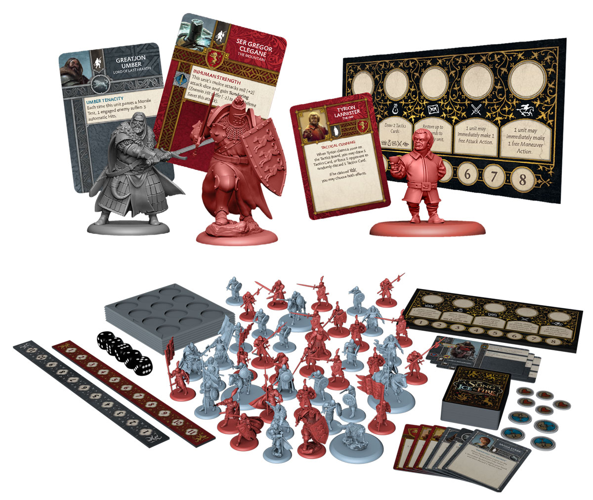 A Song of Ice & Fire: Miniaturenspiel –  bald im Handel