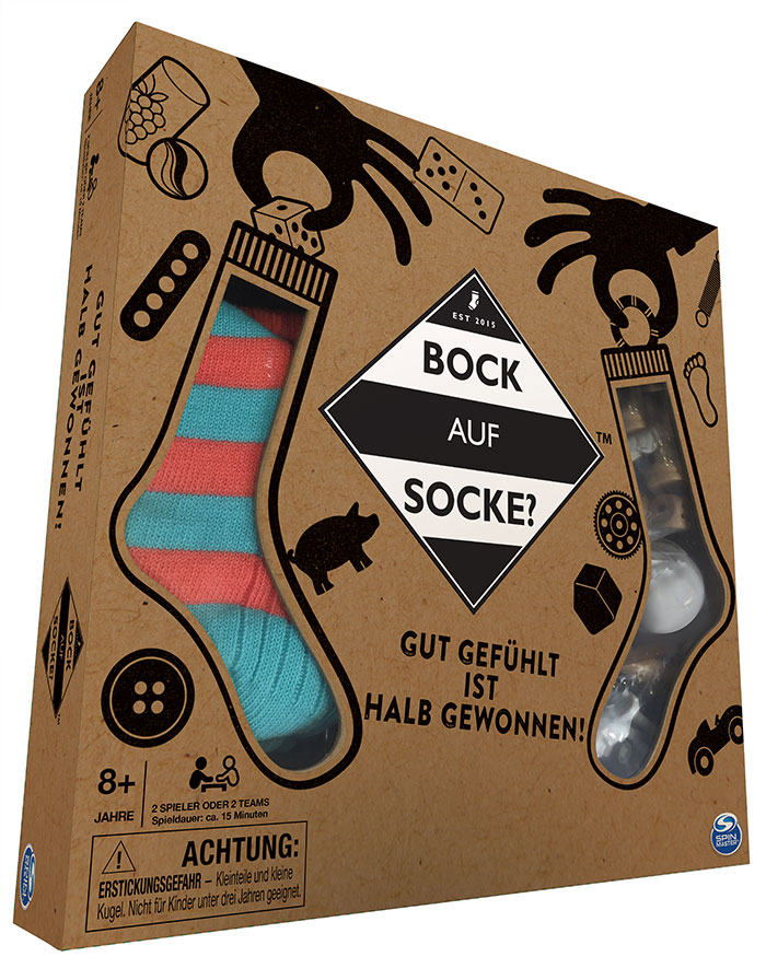 Familienspiel „Bock auf Socke?“ erscheint bei Spin Master