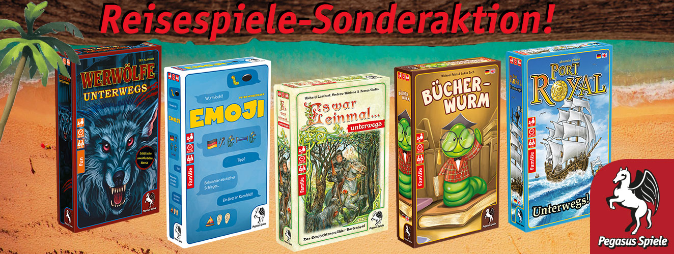 Reisespiele von Pegasus zum Sonderpreis