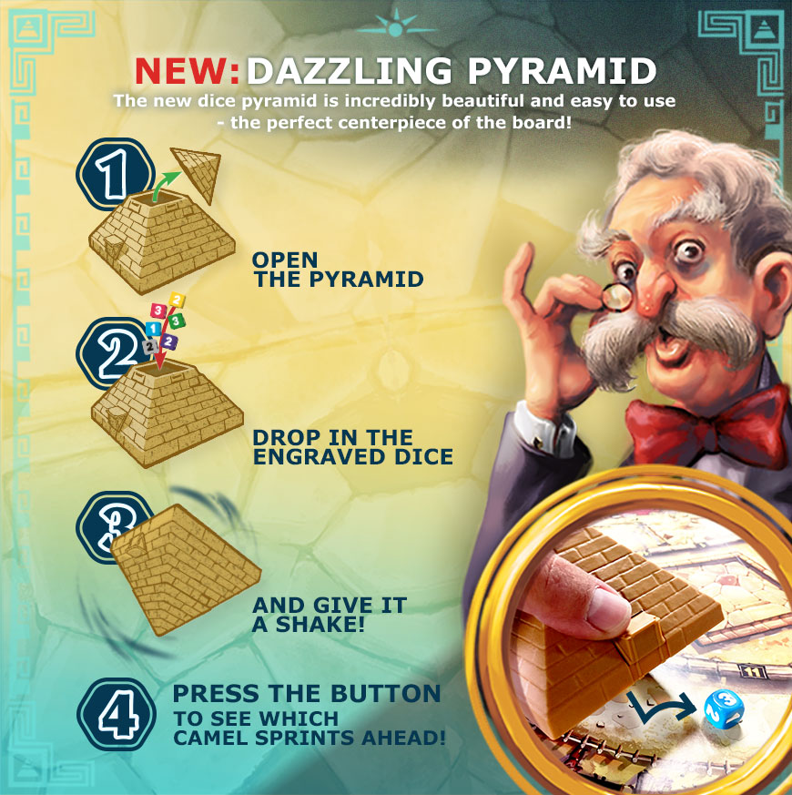 Camel Up 2.0 von eggertspiele für die Spiel’18 angekündigt