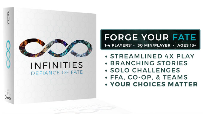 Kickstarter // Infinities: Defiance of Fate - 4X Spiel
