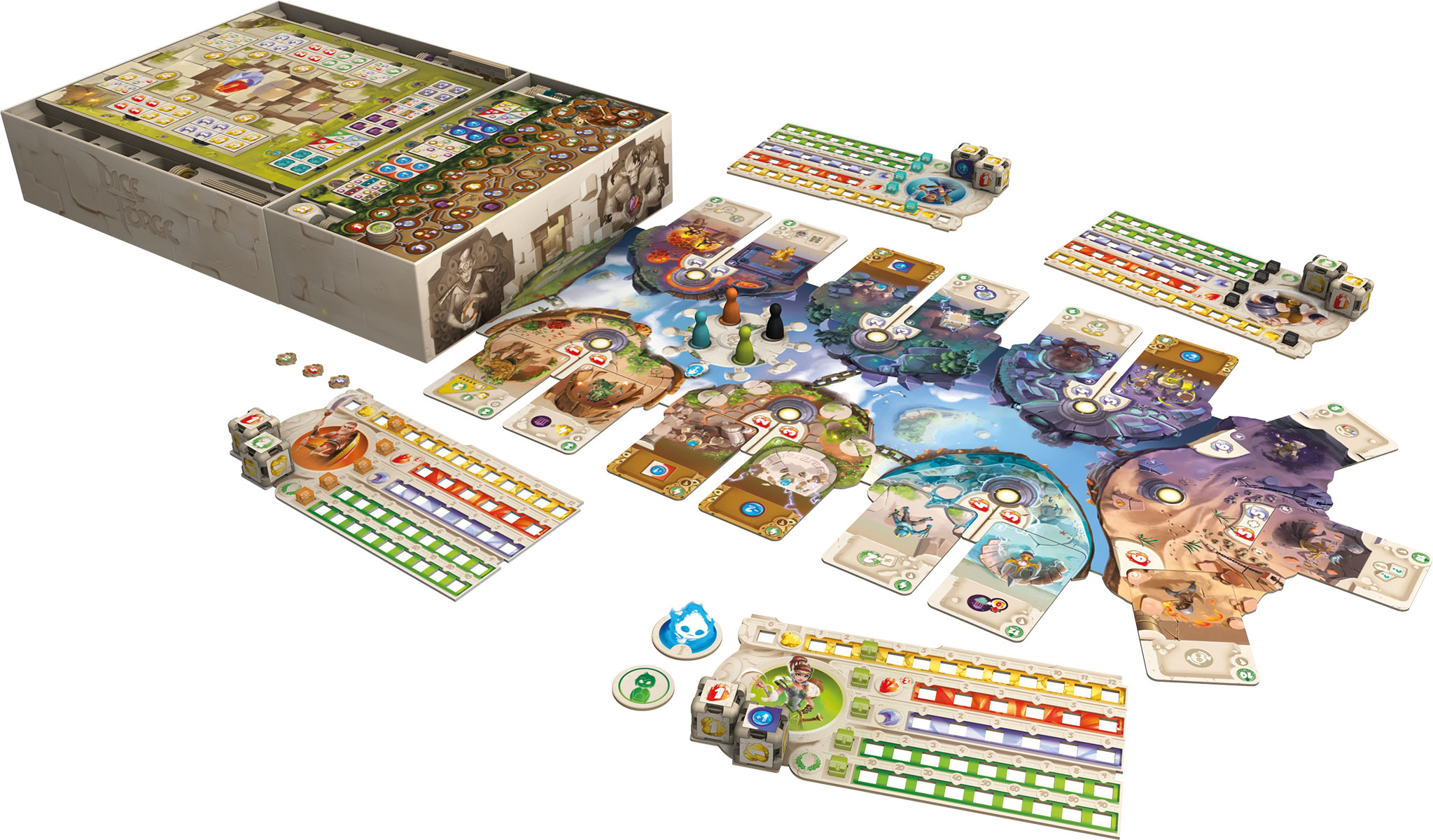 Asmodee /// Dice Forge Rebellion für 2019 angekündigt