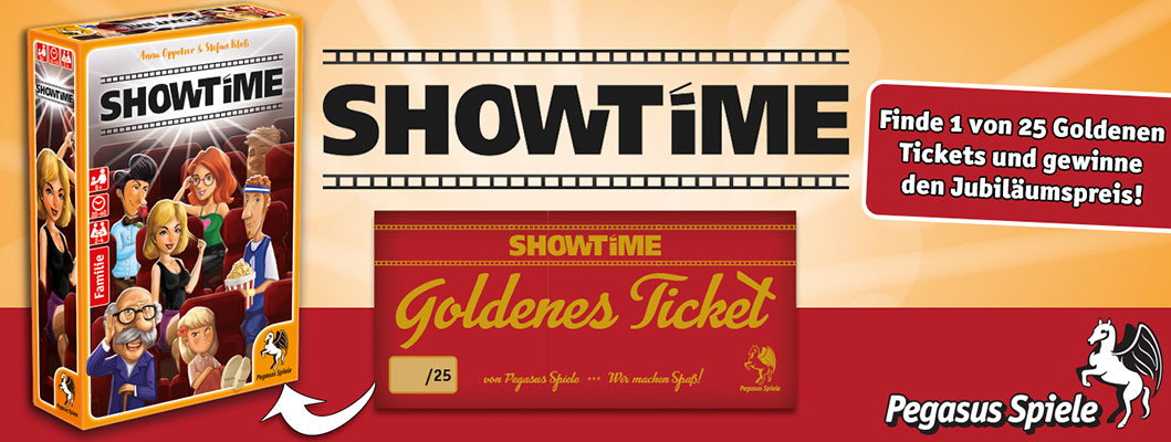 Sonderaktion zur Pegasus Neuheit „Showtime“