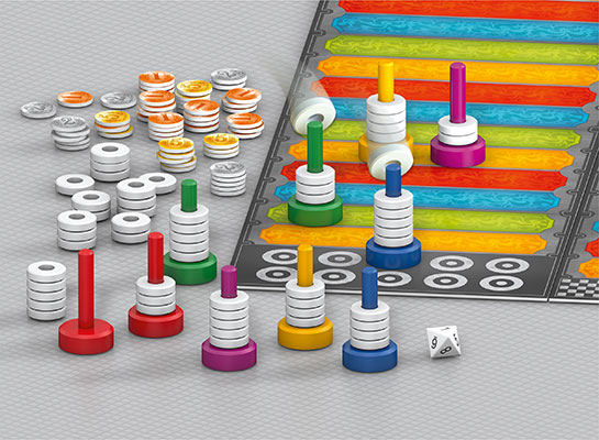 Schmidt Spiele // Overload ist ein neues Würfel-Stapel-Spiel